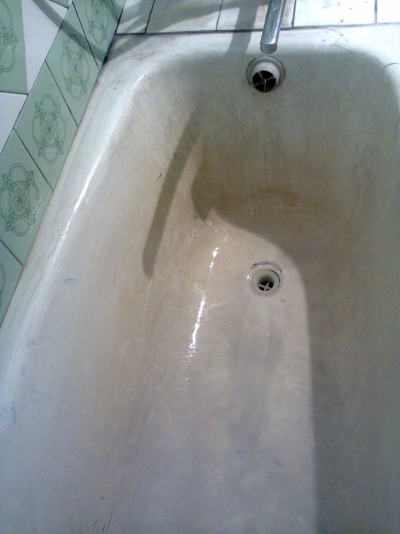 Реставрация чугунной ванны в Дунаевцах